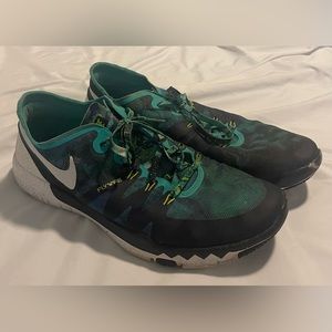 Nike Free Trainer 3.0 - Green/Blue/Galaxy Colorway - Men’s Size 11 US - RARE